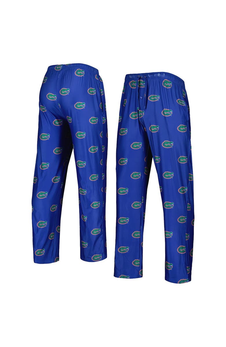 CONCEPTS SPORT Men's Concepts Sport Royal Florida Gators Logo Flagship Allover Print Pants, Main, color, 