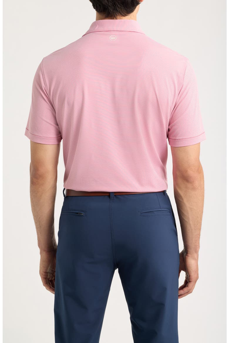 Jubilee Summer Comfort Performance Jersey Polo, Alternate, color, RED CORAL