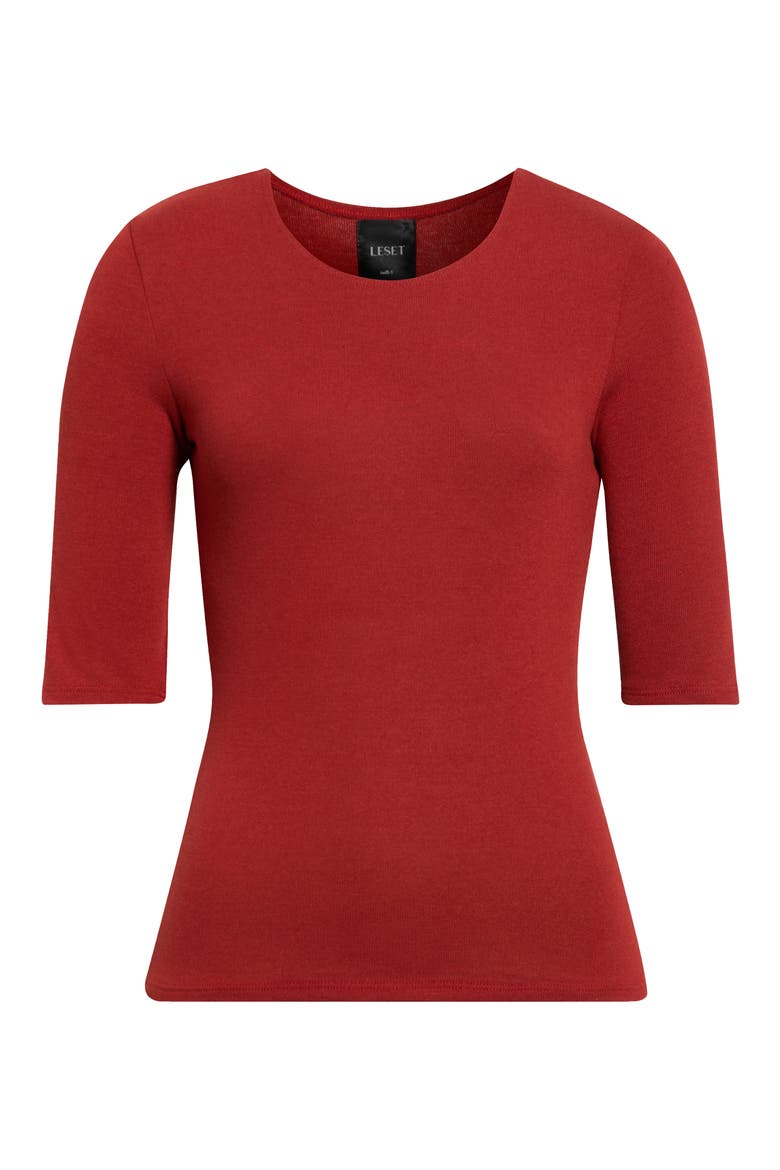 Lauren Knit Top, Main, color, RUST