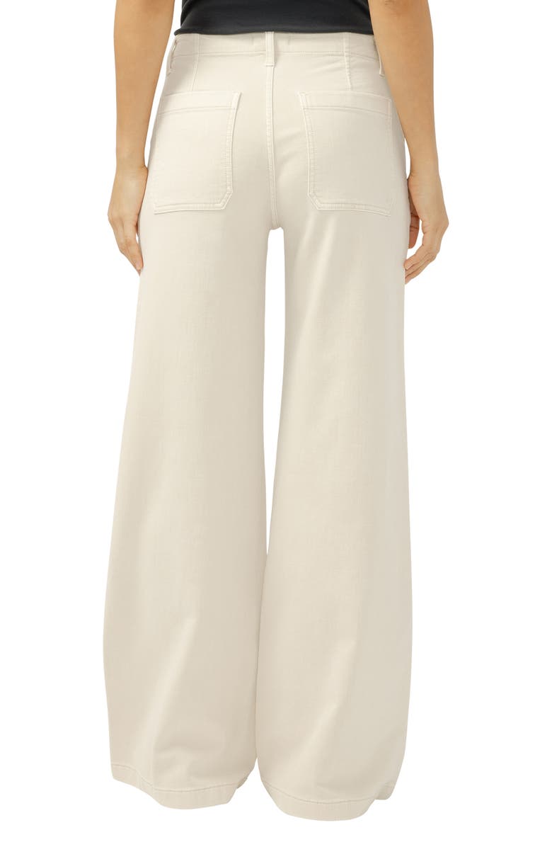 Silver Jeans Co. Lightweight Wide Leg Knit Flex Denim Pants, Alternate, color, 