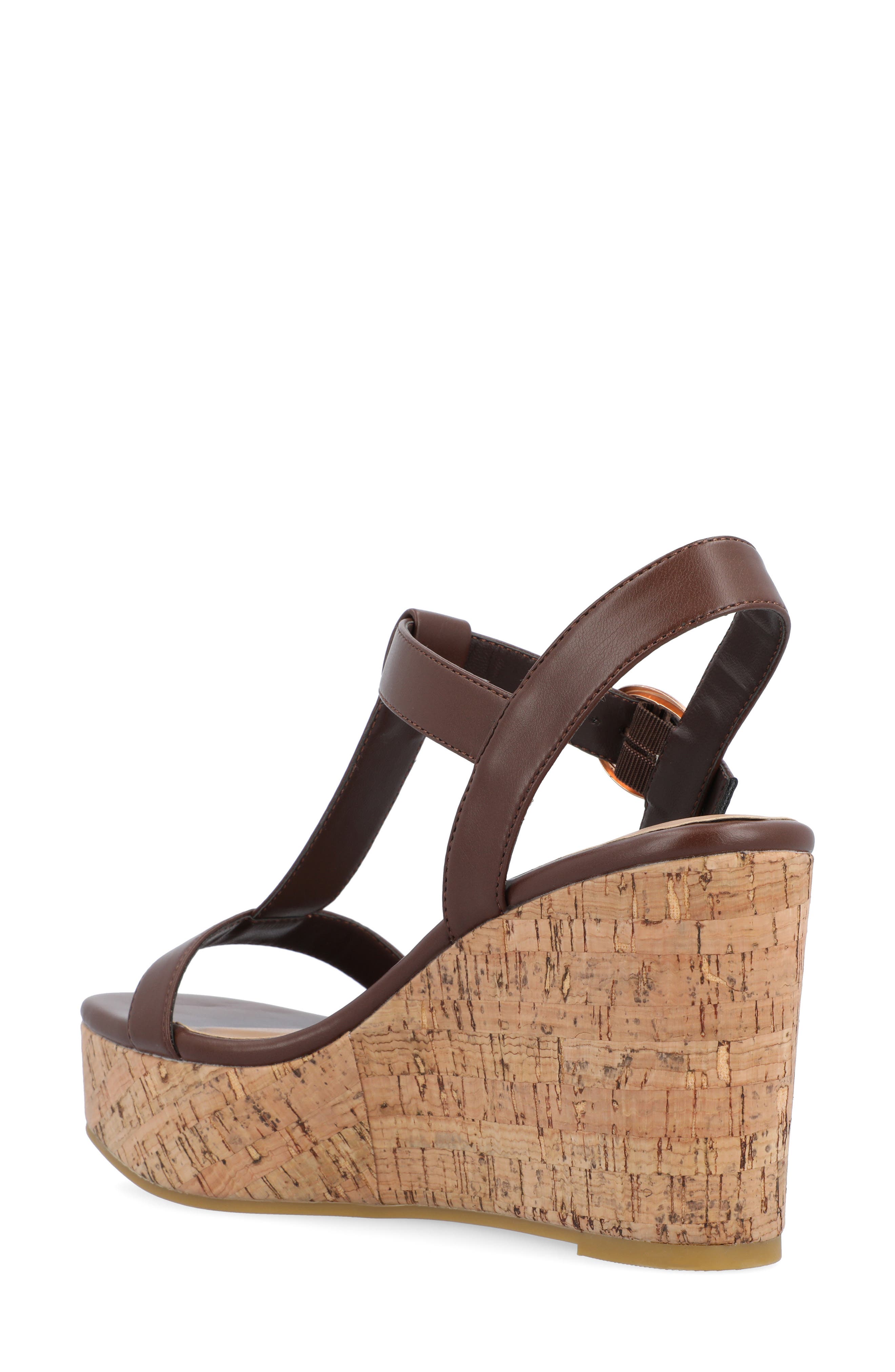 Matildaa T-Strap Platform Wedge Sandal - image 4