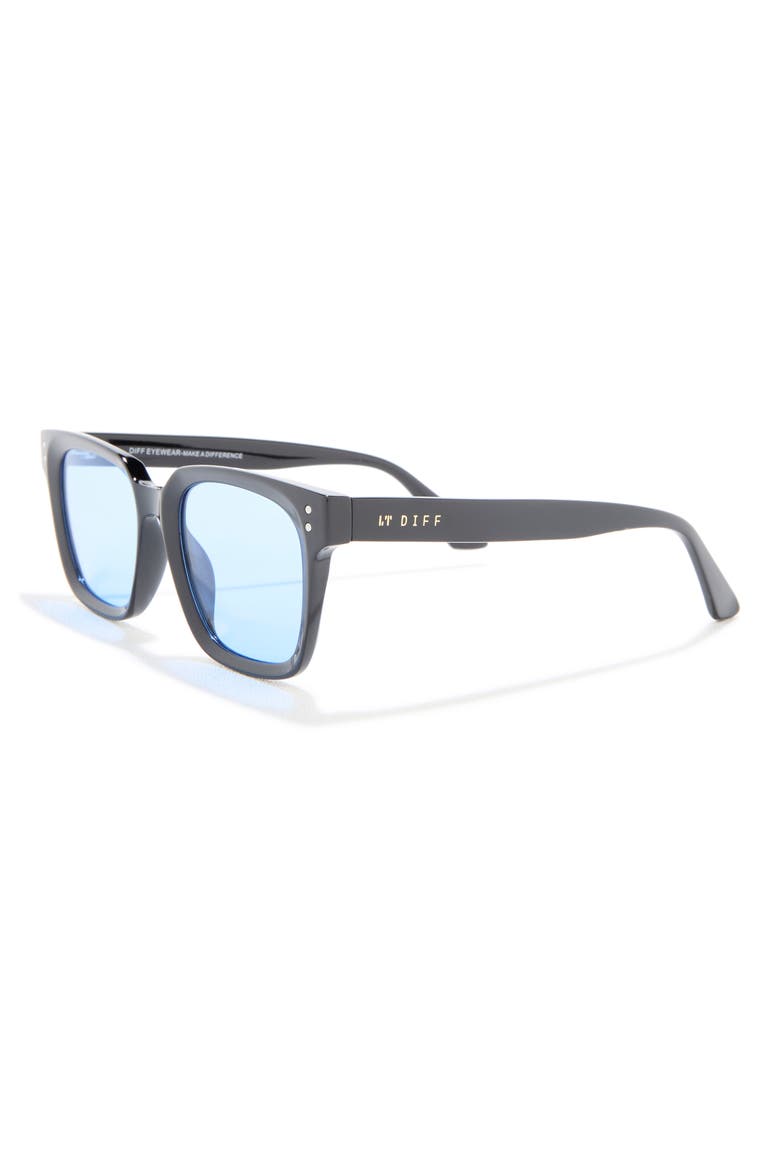 Rhett 51mm Square Sunglasses, Alternate, color, BLACK/ BLUE