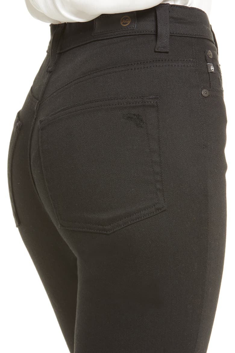 Alexxis High Waist Straight Leg Jeans, Alternate, color, BLACKBOARD