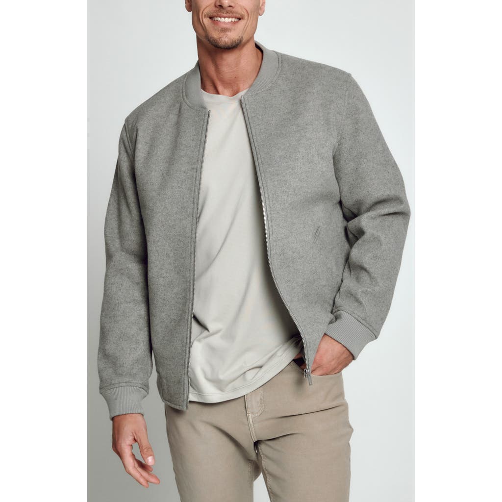 7 Diamonds Braxton Bomber Jacket In Gray