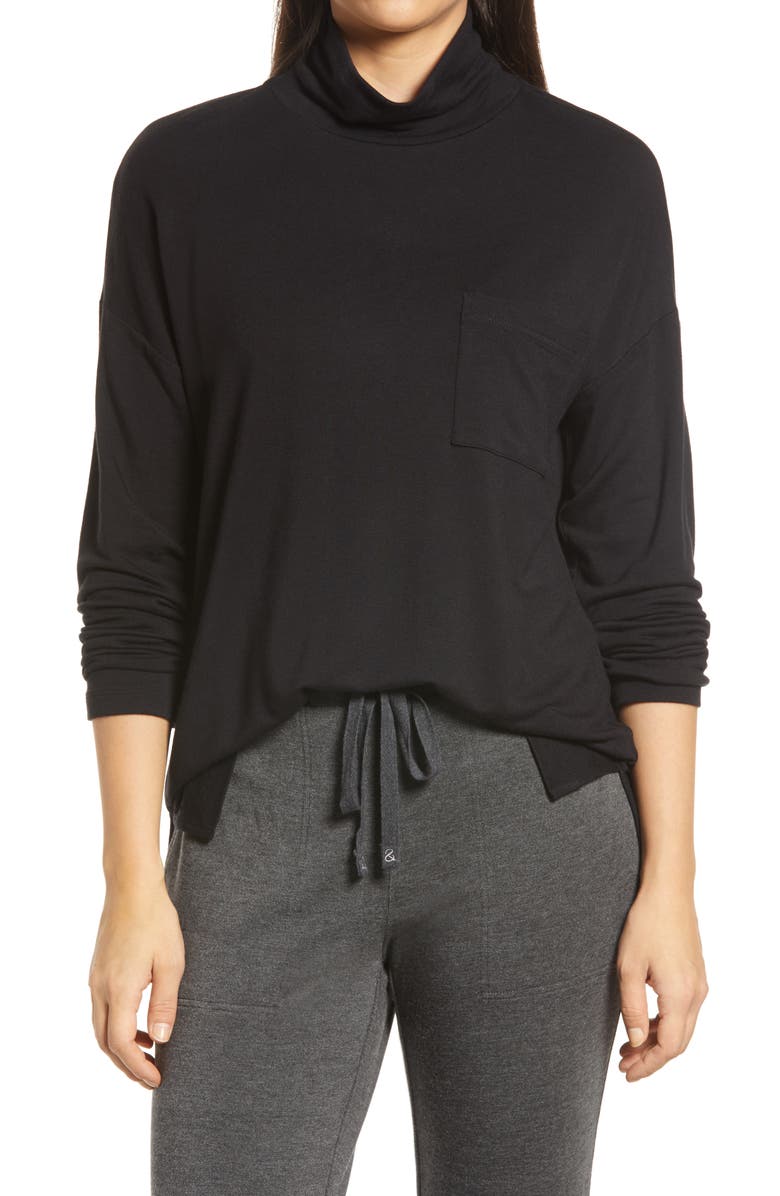 Lou & Grey Signaturesoft Funnel Neck Sweatshirt, Main, color,