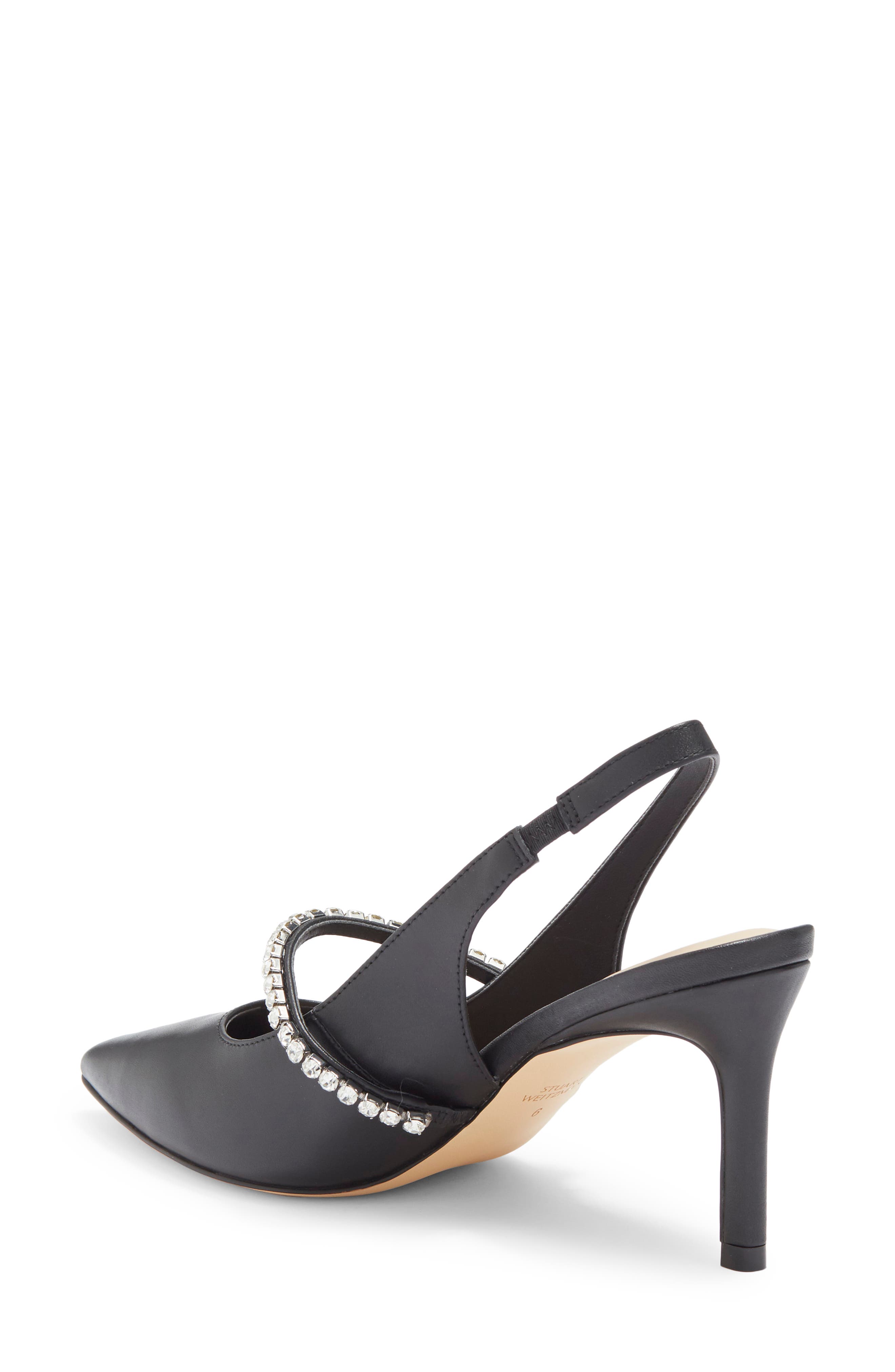 Stuart Weitzman Crystaline 75 Slingback Pump, Alternate, color, 