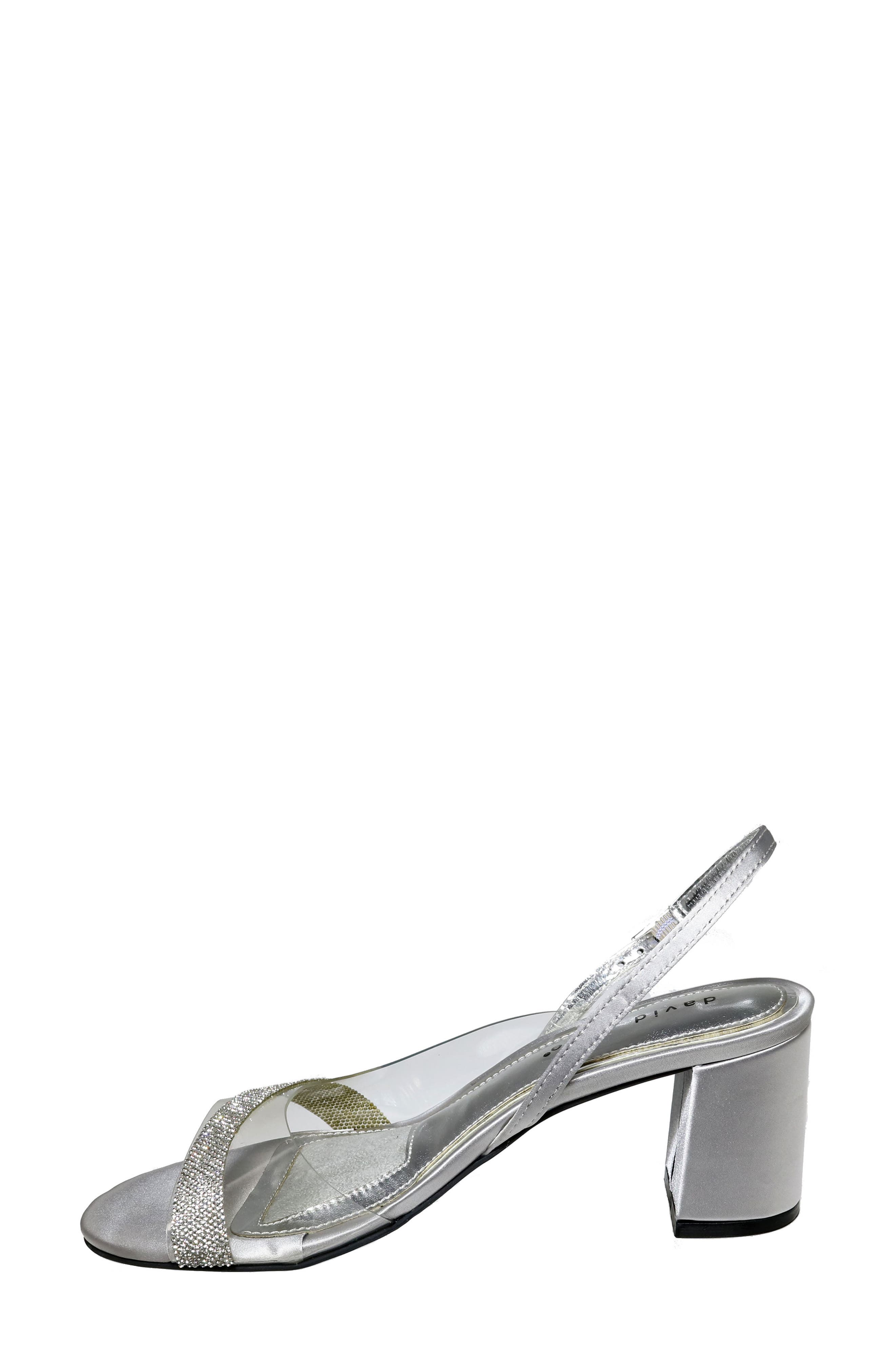 Night d'Orsay Sandal, Alternate, color, SILVER SATIN