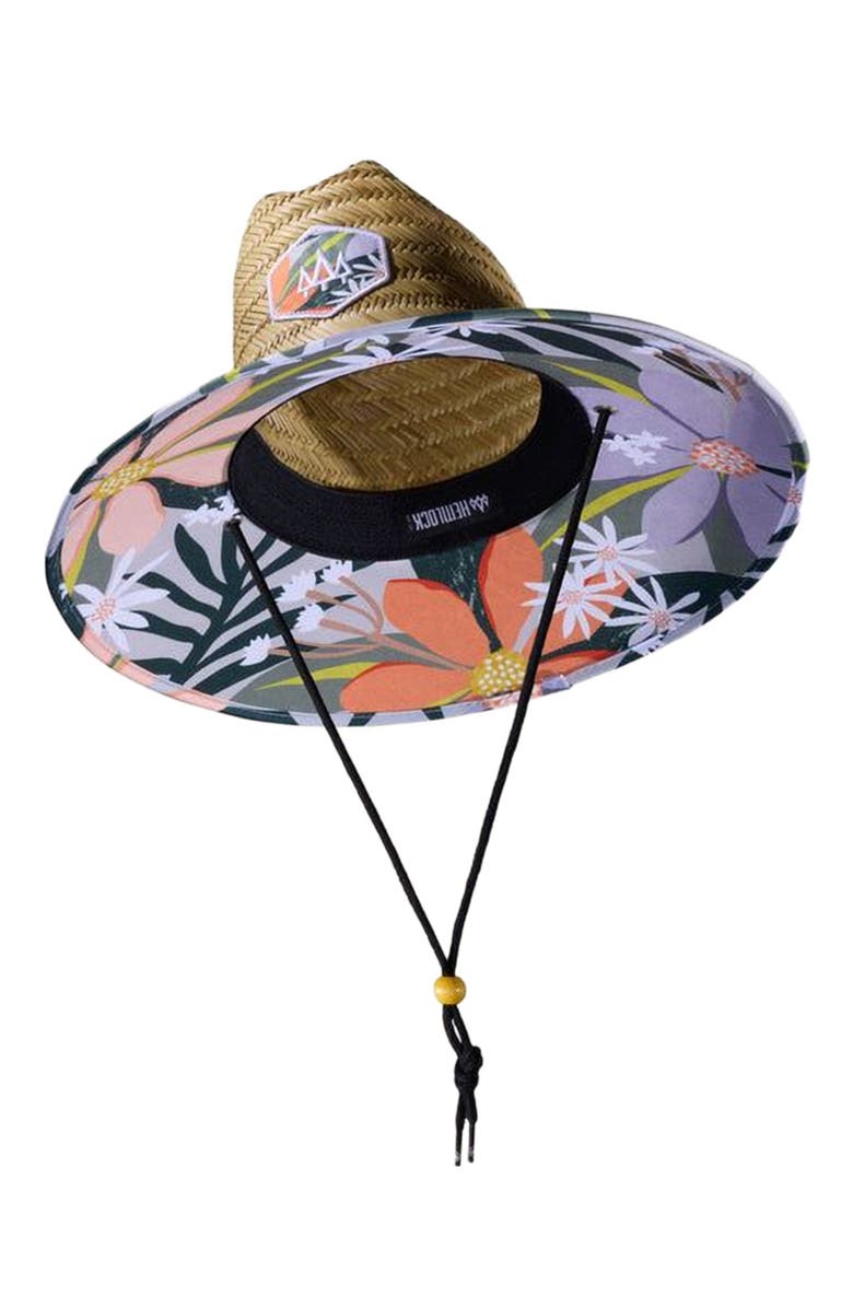Hemlock Barbados Straw Lifeguard Hat, Alternate, color, Floral