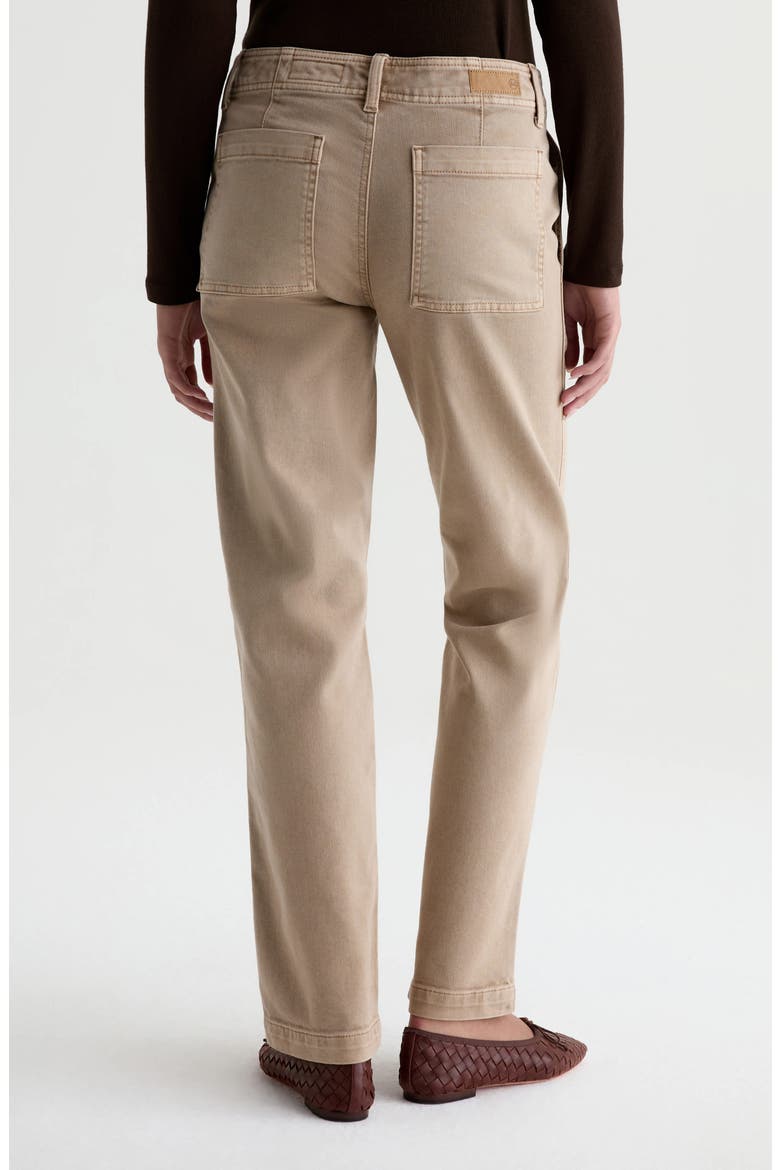 Brinley Mid Rise Straight Leg Trouser Jeans, Alternate, color, SULFUR STUDIO TAN