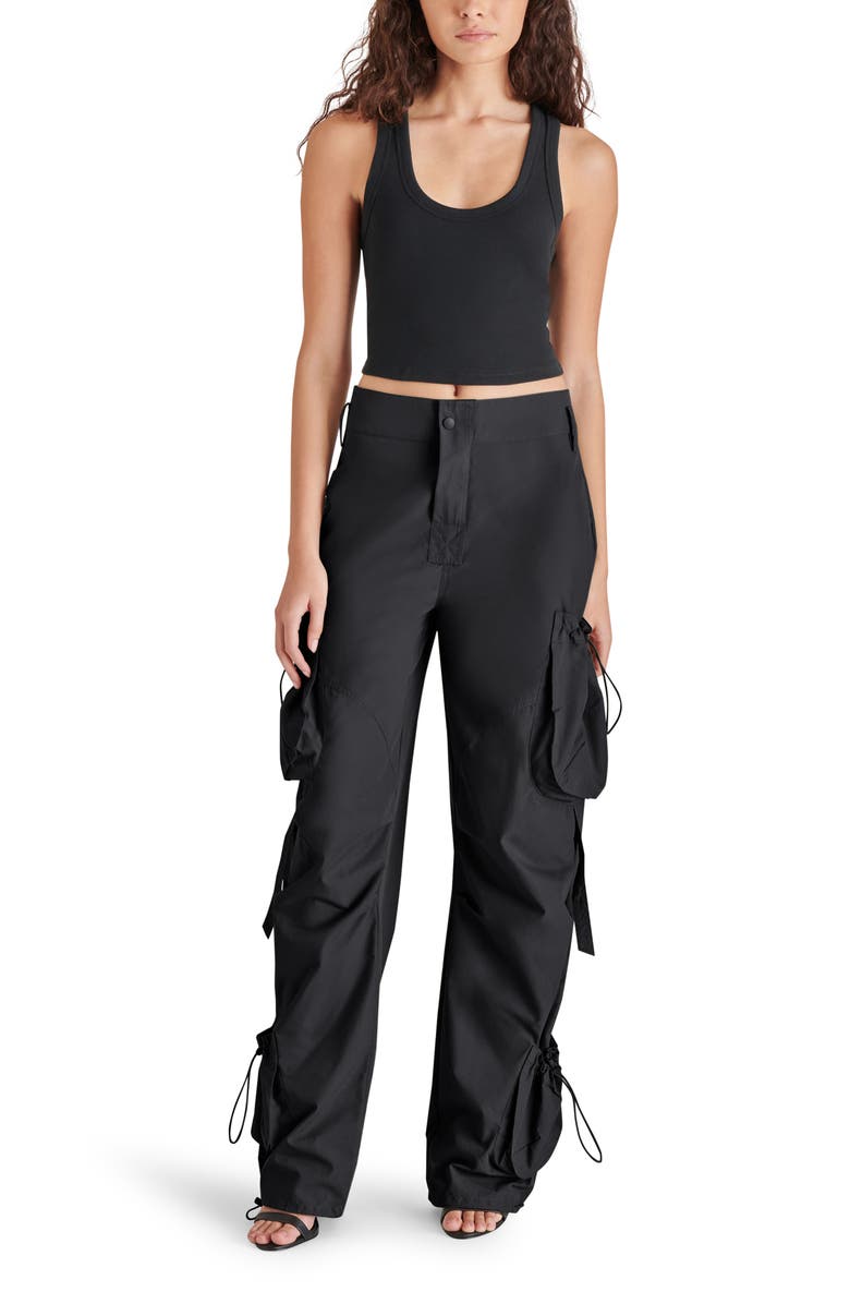Steve Madden Kylo High Waist Cargo Parachute Pants, Alternate, color,