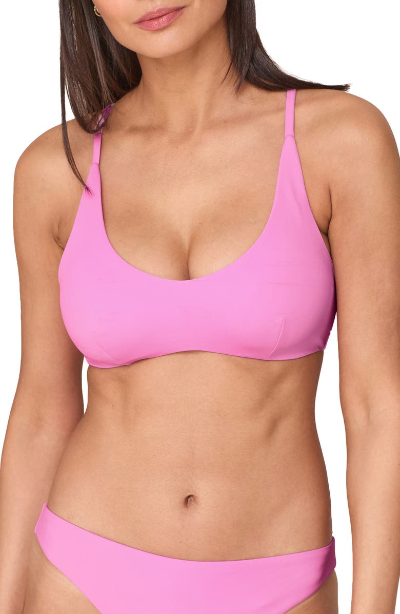 Andie The Essex Bikini Top, Main, color, Rosebloom