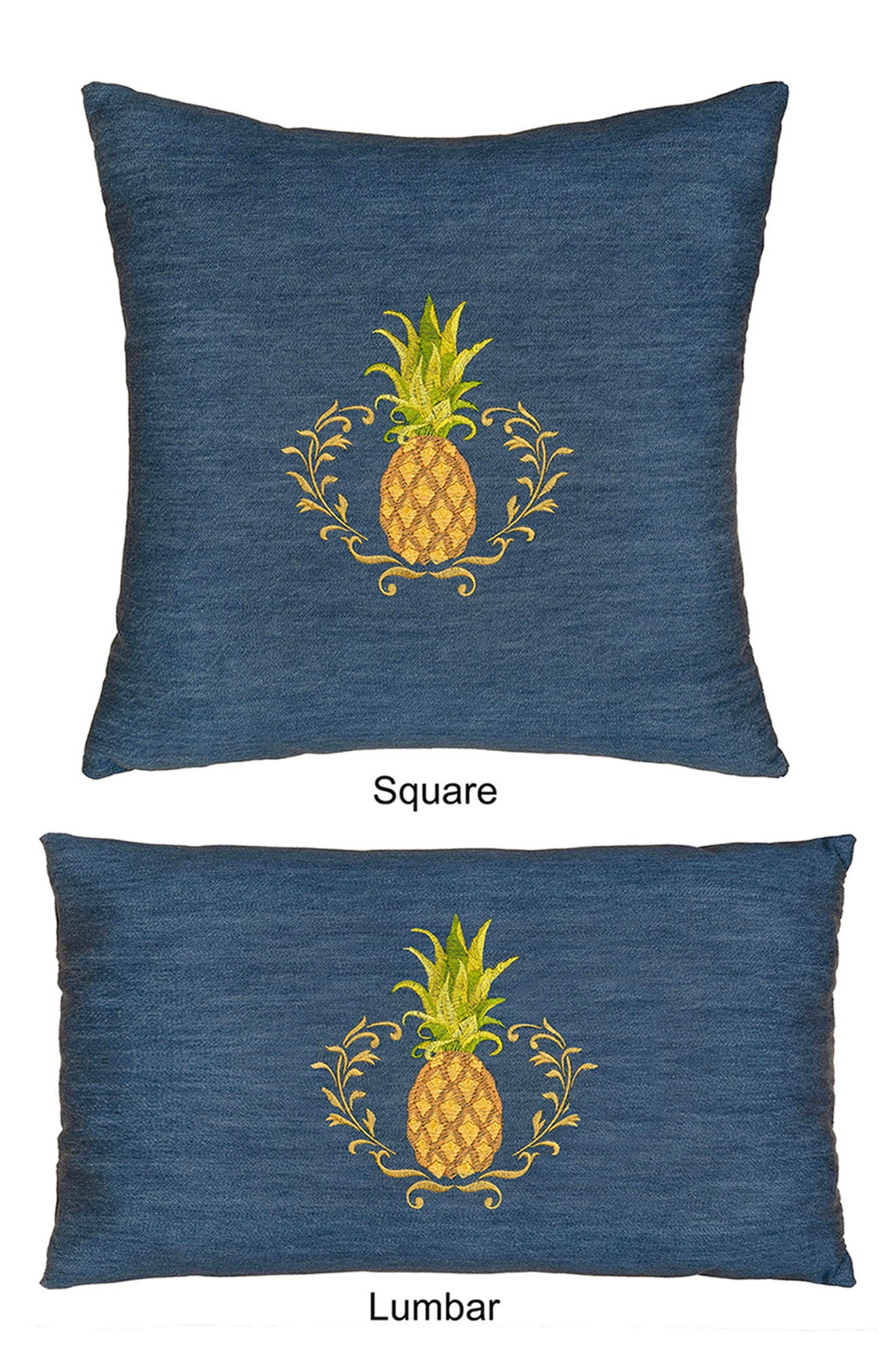 Linum Home Textiles Welcome Denim Decorative Square Pillow Cover - 13 ...