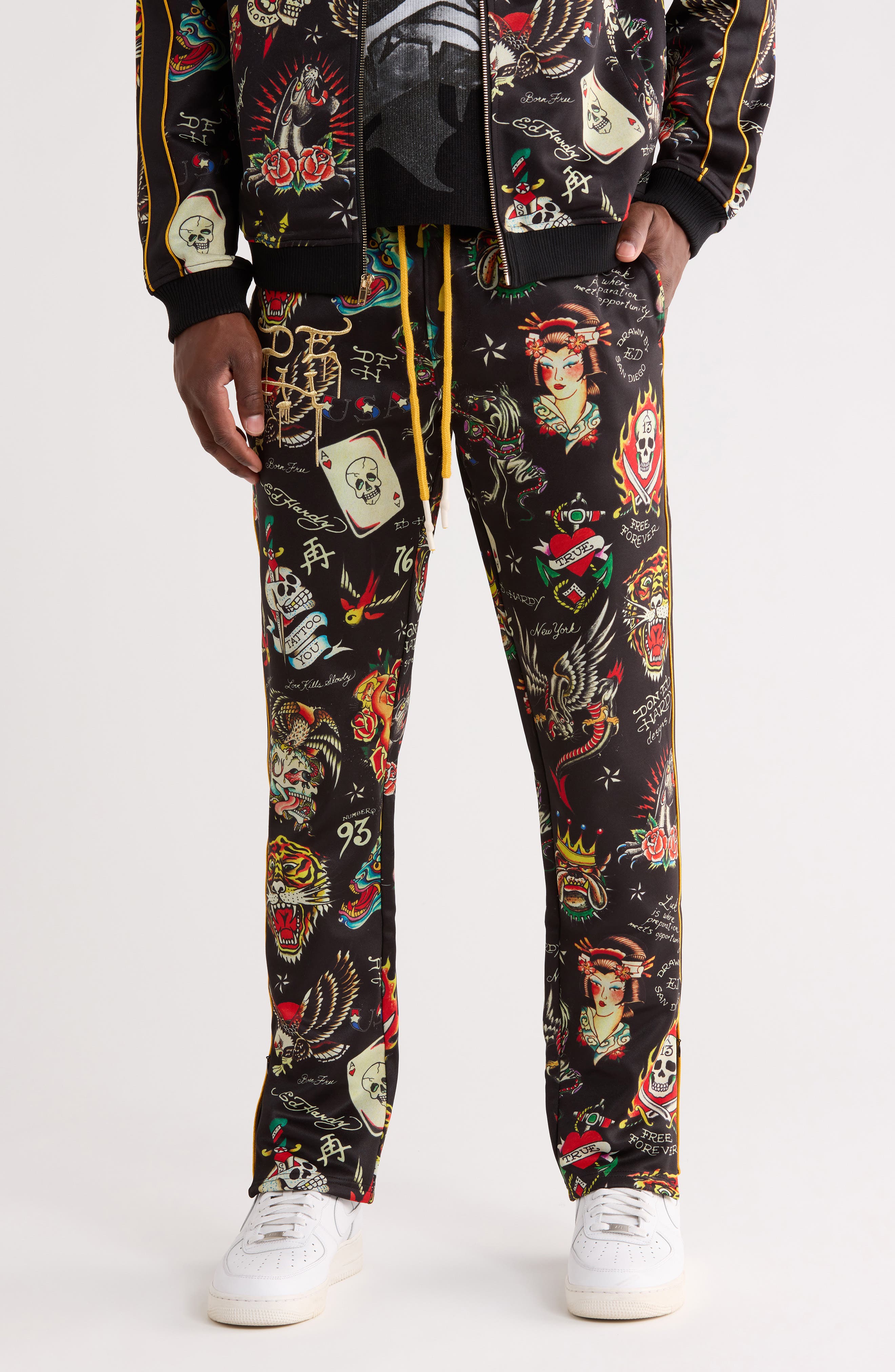 Ed Hardy Flashboard Track Pants