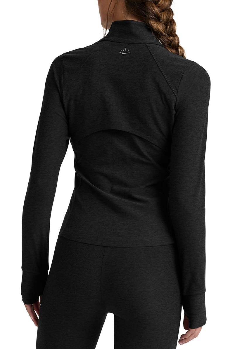 Beyond Yoga Space Dye Trails Active Jacket, Alternate, color, Darkest Night