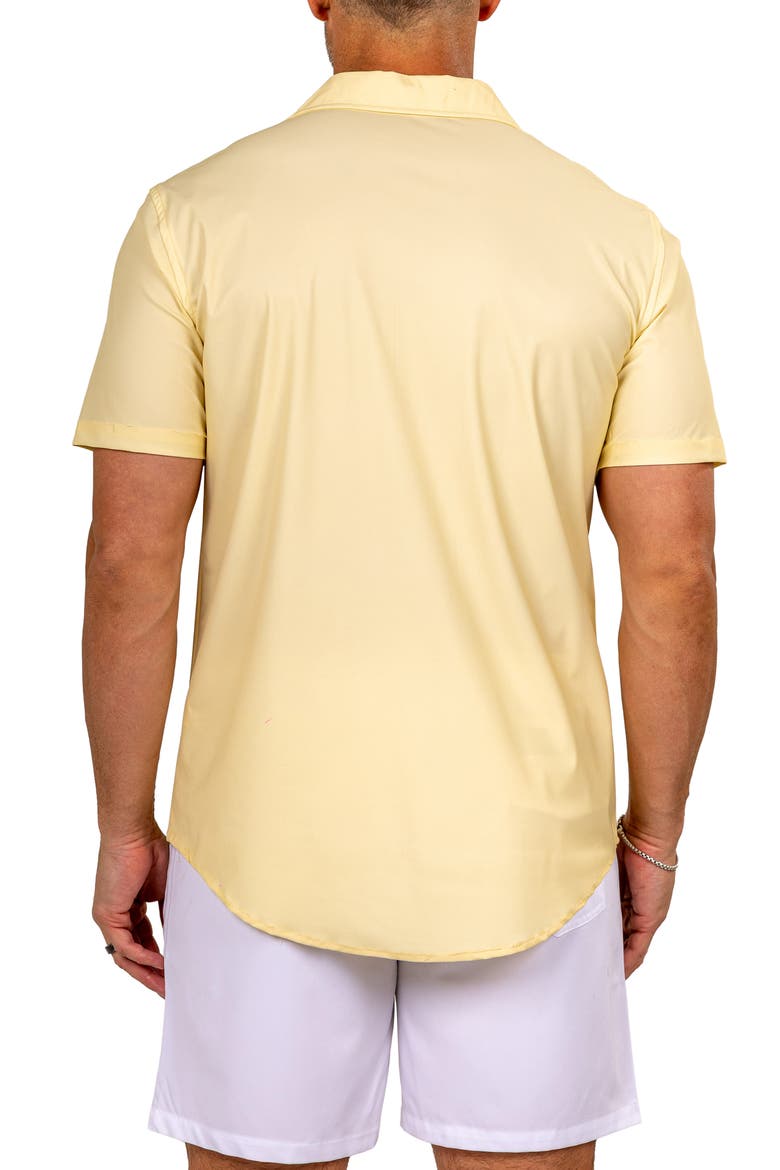 Marthy White Camp Shirt, Alternate, color, YELLOW