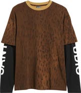 SANTO STUDIO Preda Layered Look T-Shirt