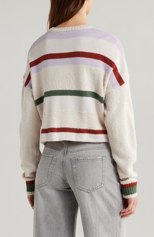 PACSUN PACSUN MARISSA STRIPE CROP SWEATER
