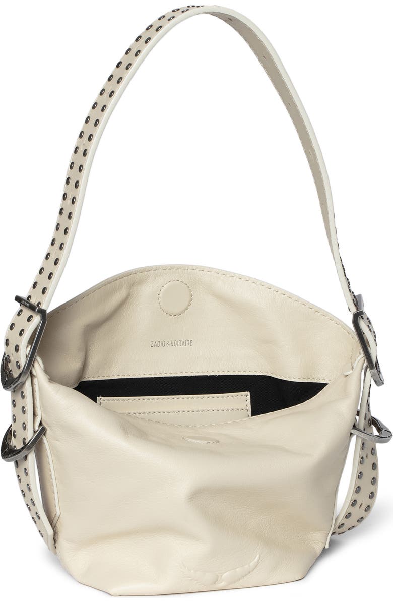 Zadig & Voltaire Baby Jane Studded Shoulder Bag, Alternate, color,