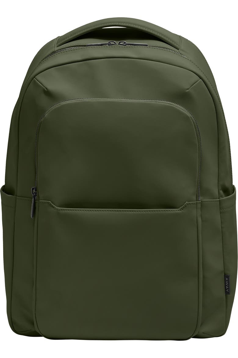 away travel the backpack Everywhere Zip Jet Black youll find a padded 16 laptop pocket with a magnetic locking zipper for security and a detachable key clip Away The Everywhere Zip Backpack