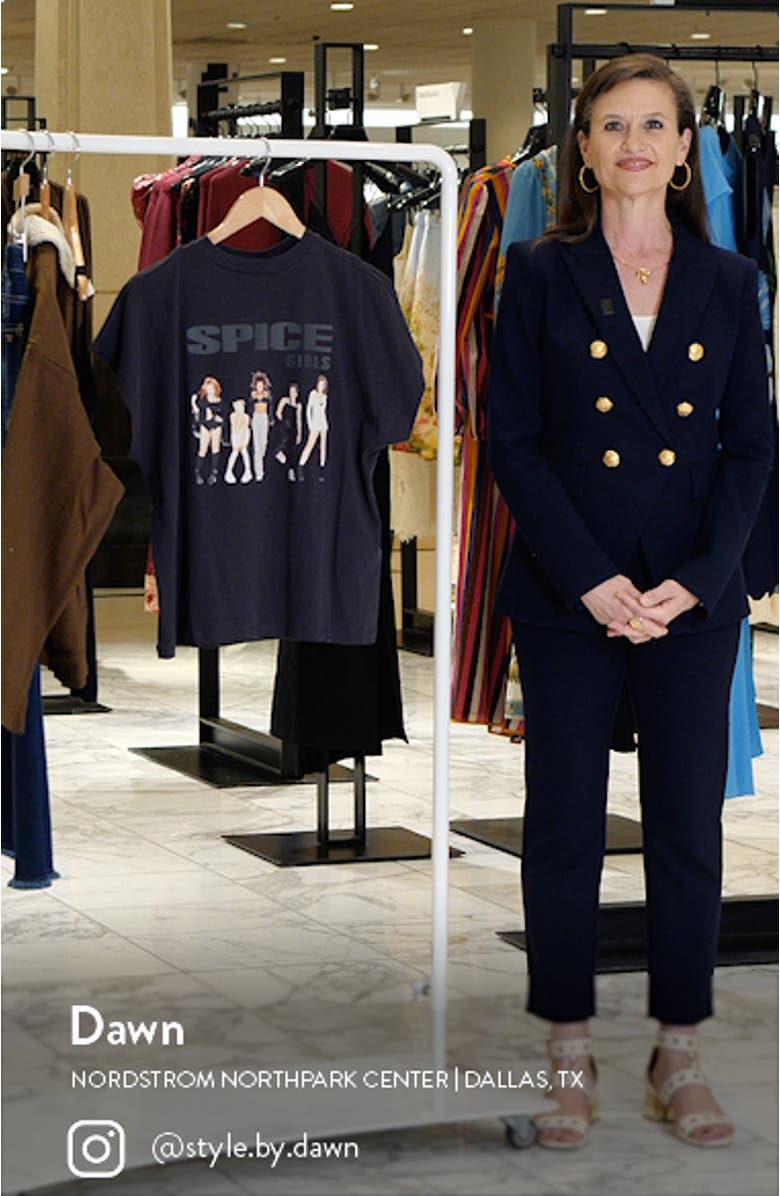 Spice Girls Mock Neck Graphic T-Shirt, sales video thumbnail