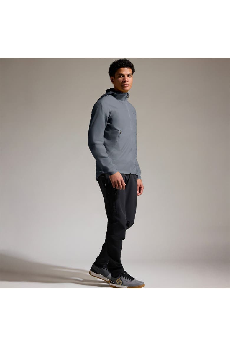 Fernflow Hooded Windbreaker - Men's, Alternate, color, Lab Graphite
