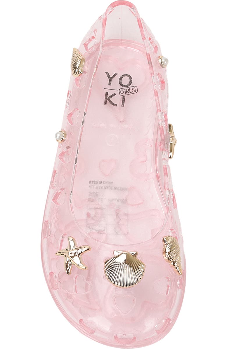 YOKI Kids' Sealife Jelly Flat, Alternate, color, Pink