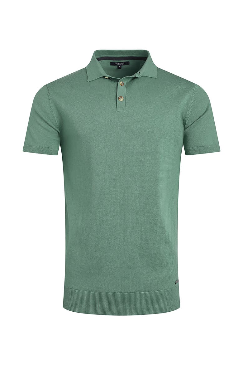 Quentin Short Sleeve Knitted Polo, Alternate, color, Ivy