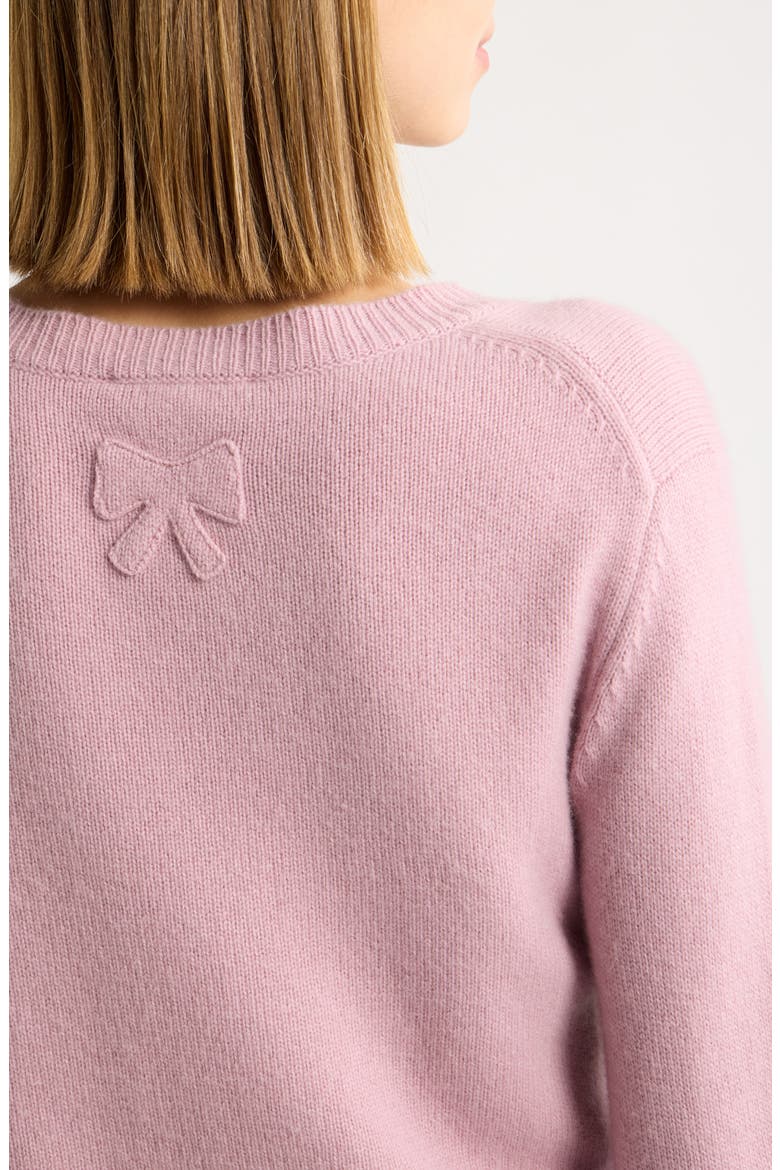 Maribelle Cashmere Pullover Sweater, Alternate, color, FIRESIDE PINK