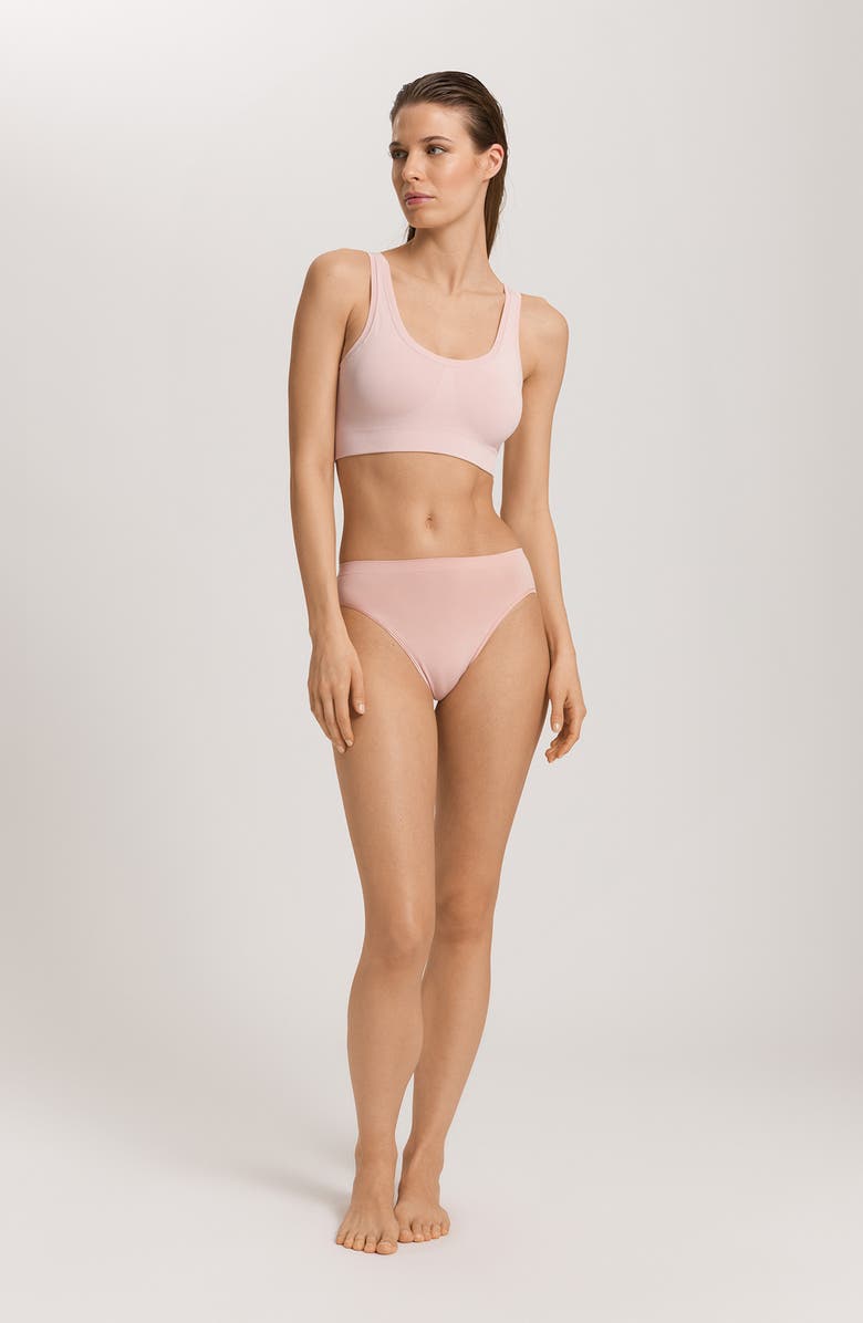 Hanro Touch Feeling High Cut Briefs, Alternate, color, Blush