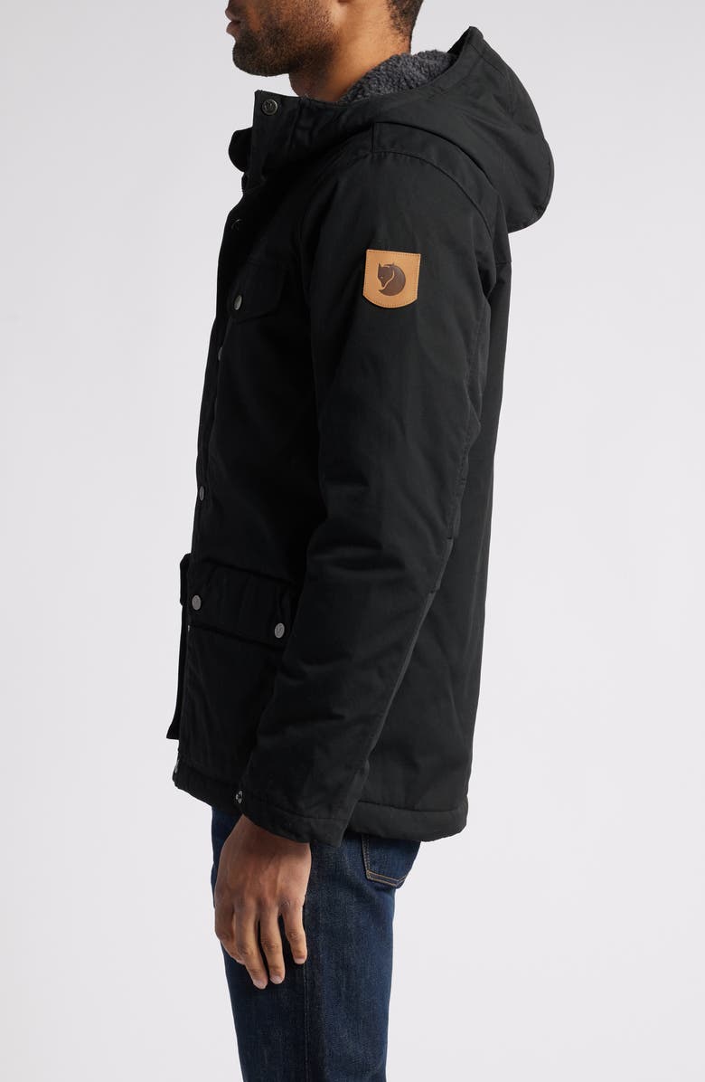 Fjällräven Greenland Winter Jacket, Alternate, color, Black