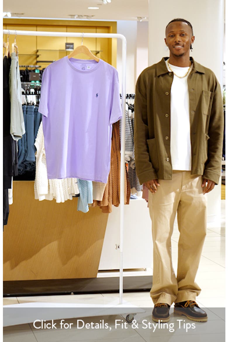 Classic Fit Jersey Crewneck T-Shirt video