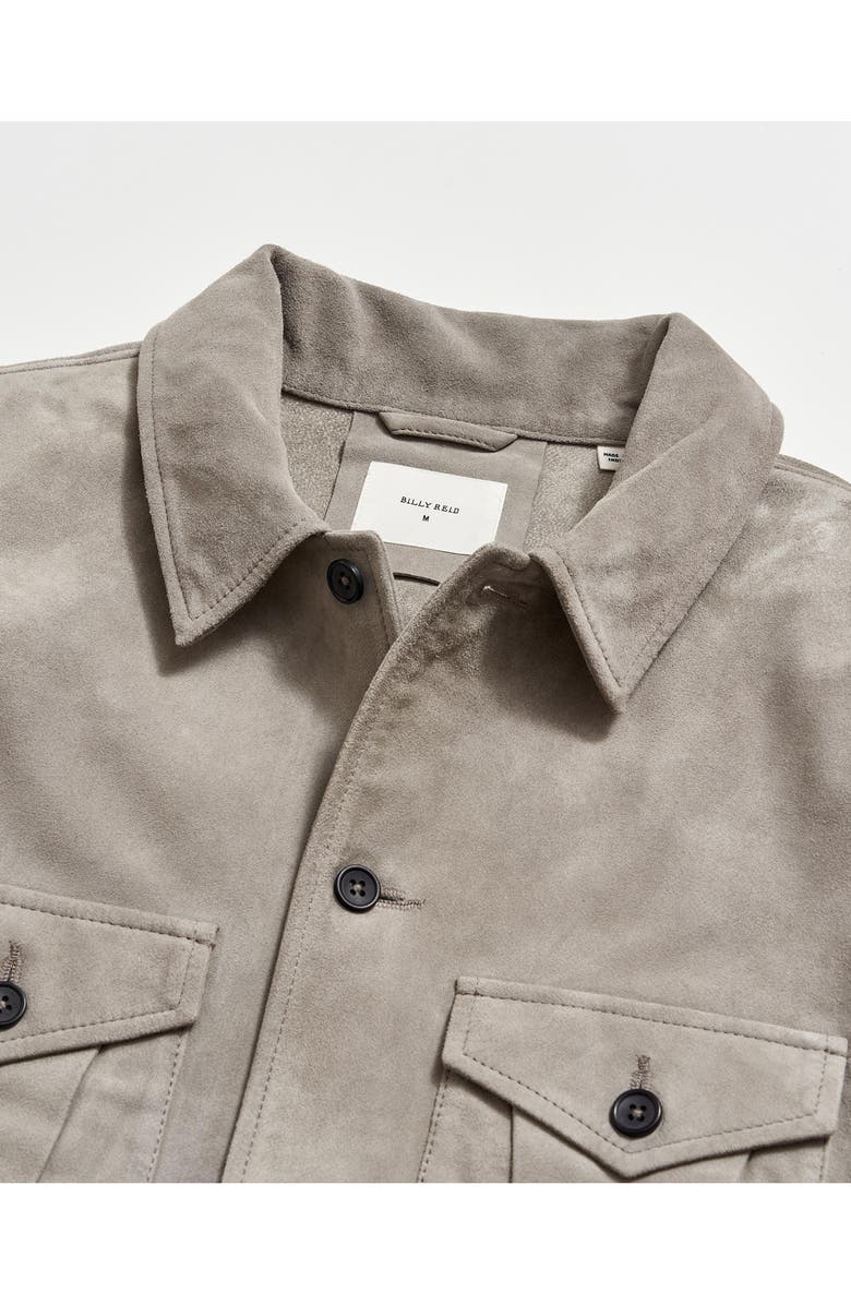 Billy Reid Suede Shirt Jacket, Alternate, color, 