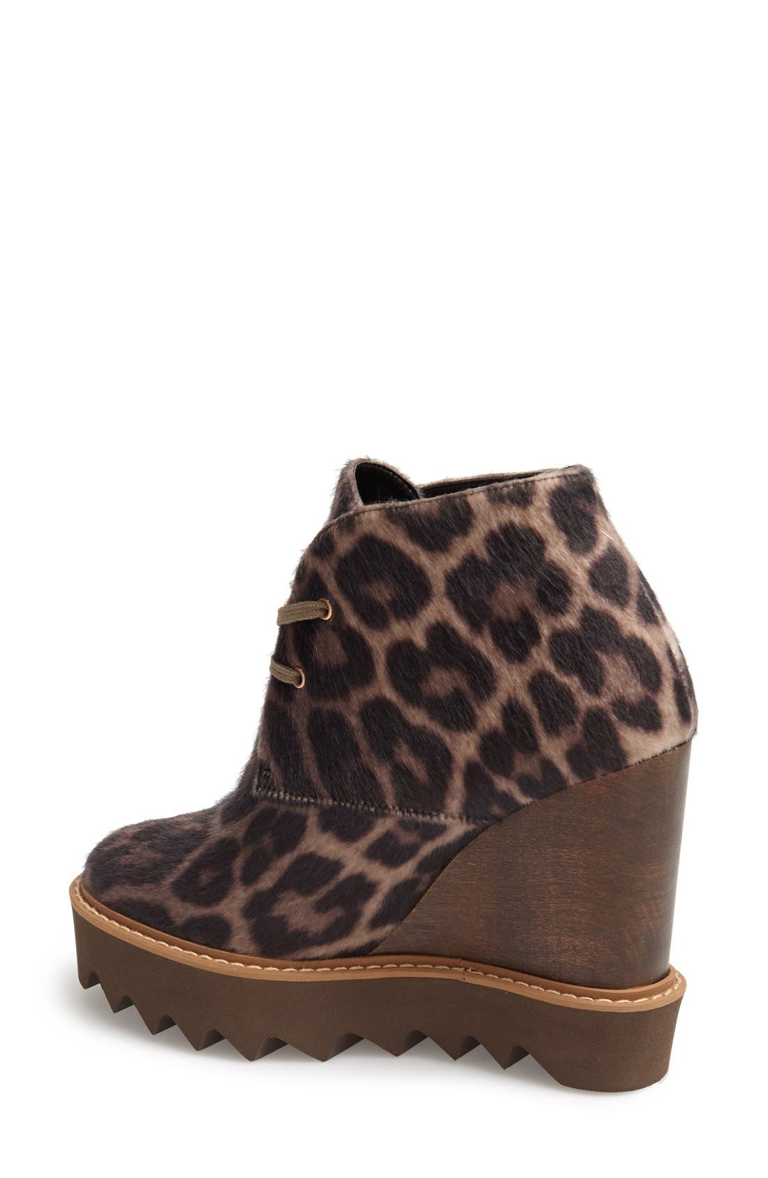 Stella McCartney Lace-Up Platform Bootie, Alternate, color, 