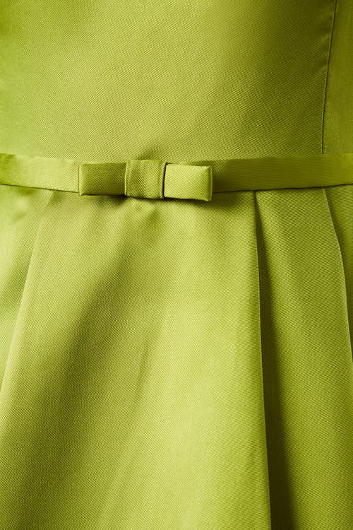 Coast High Low Twill Midi Dress In Green