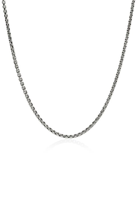 Box Chain Necklace, 3.7mm