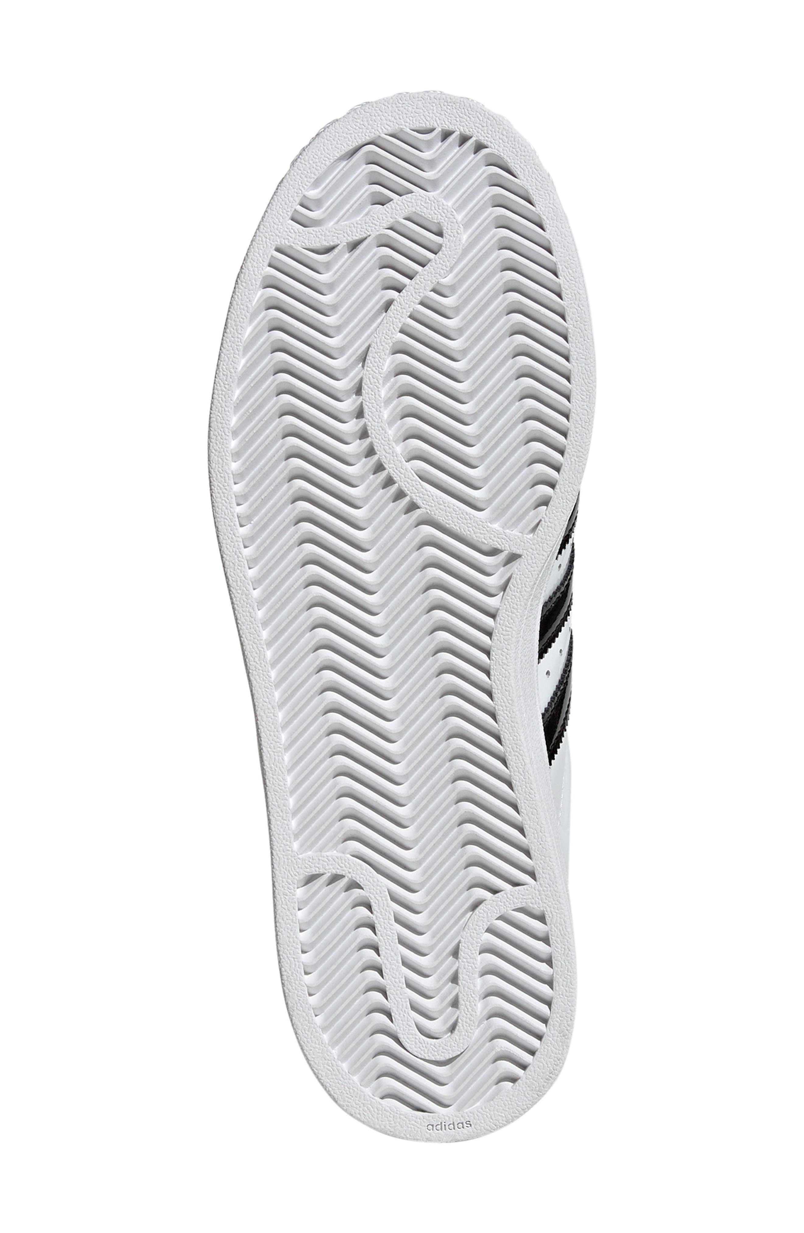 adidas Superstar II Sneaker, Alternate, color, White/ Black/ Gold Metallic