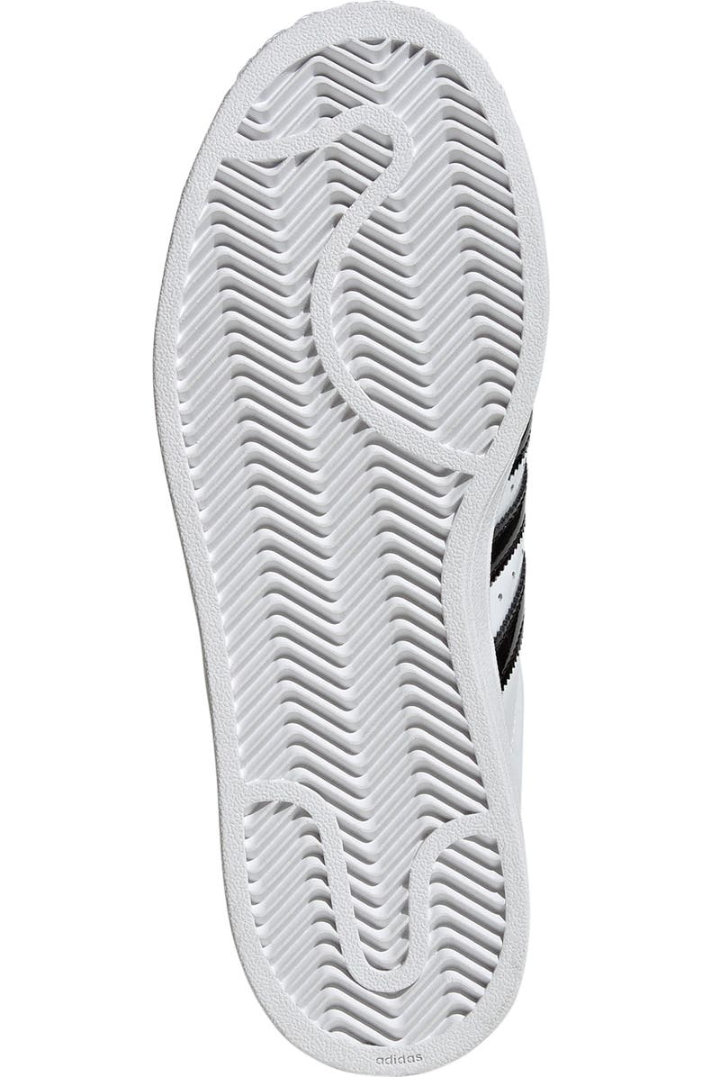 adidas Superstar II Sneaker, Alternate, color, White/ Black/ Gold Metallic