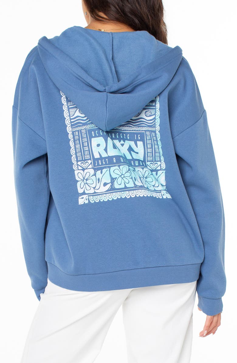 Roxy Evening Lineup Graphic Zip Hoodie, Alternate, color,