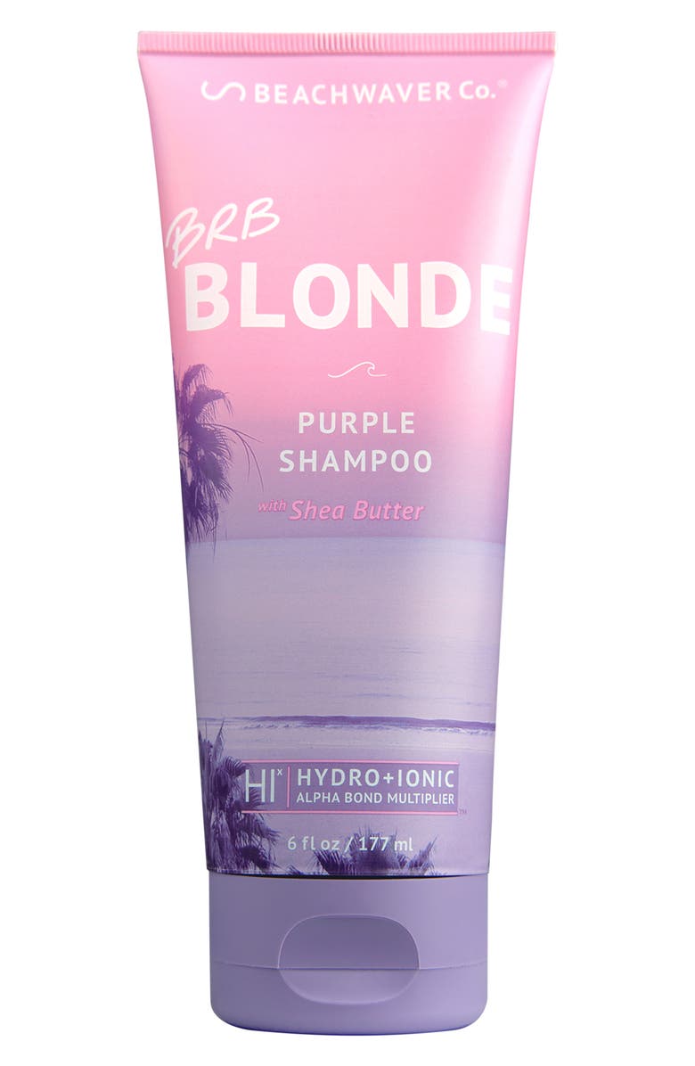 BEACHWAVER<sup>®</sup> Co. The Beachwaver Co.<sup>™</sup> BRB Blonde Purple Shampoo, Main, color, 