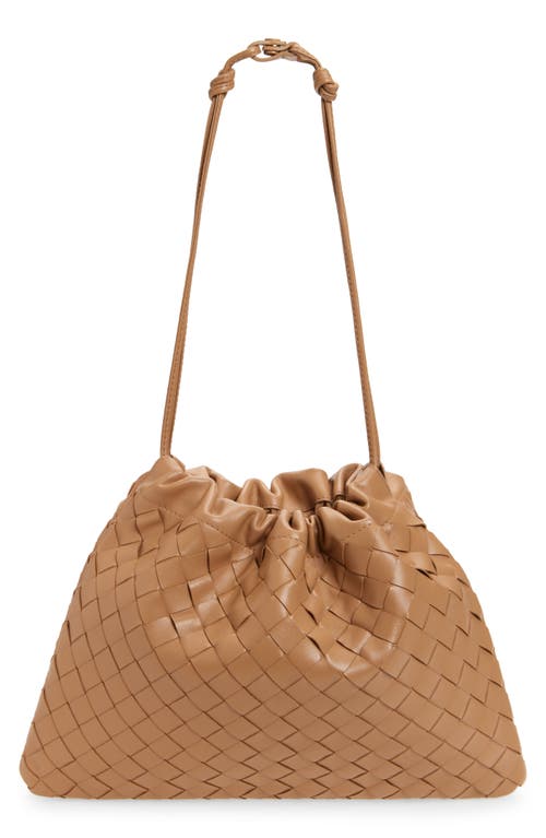 Bottega Veneta Medium Dustbag Intrecciato Leather Shoulder Bag