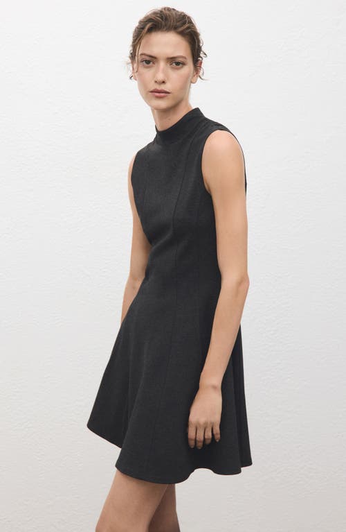 Mango Princess Seam Sleeveless Dress In Black