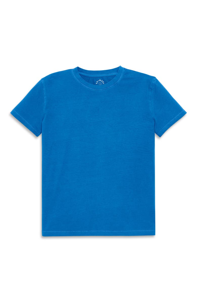 Primary Adult Easy Crewneck Tee, Main, color, Garment Dye Blueberry