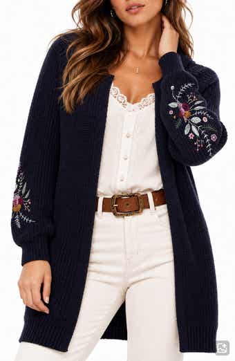 Free Spirit Embroidered Cardigan