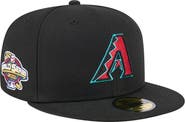 New Era Men's New Era Black Arizona Diamondbacks 2001 World Series Team Color 59FIFTY Fitted Hat