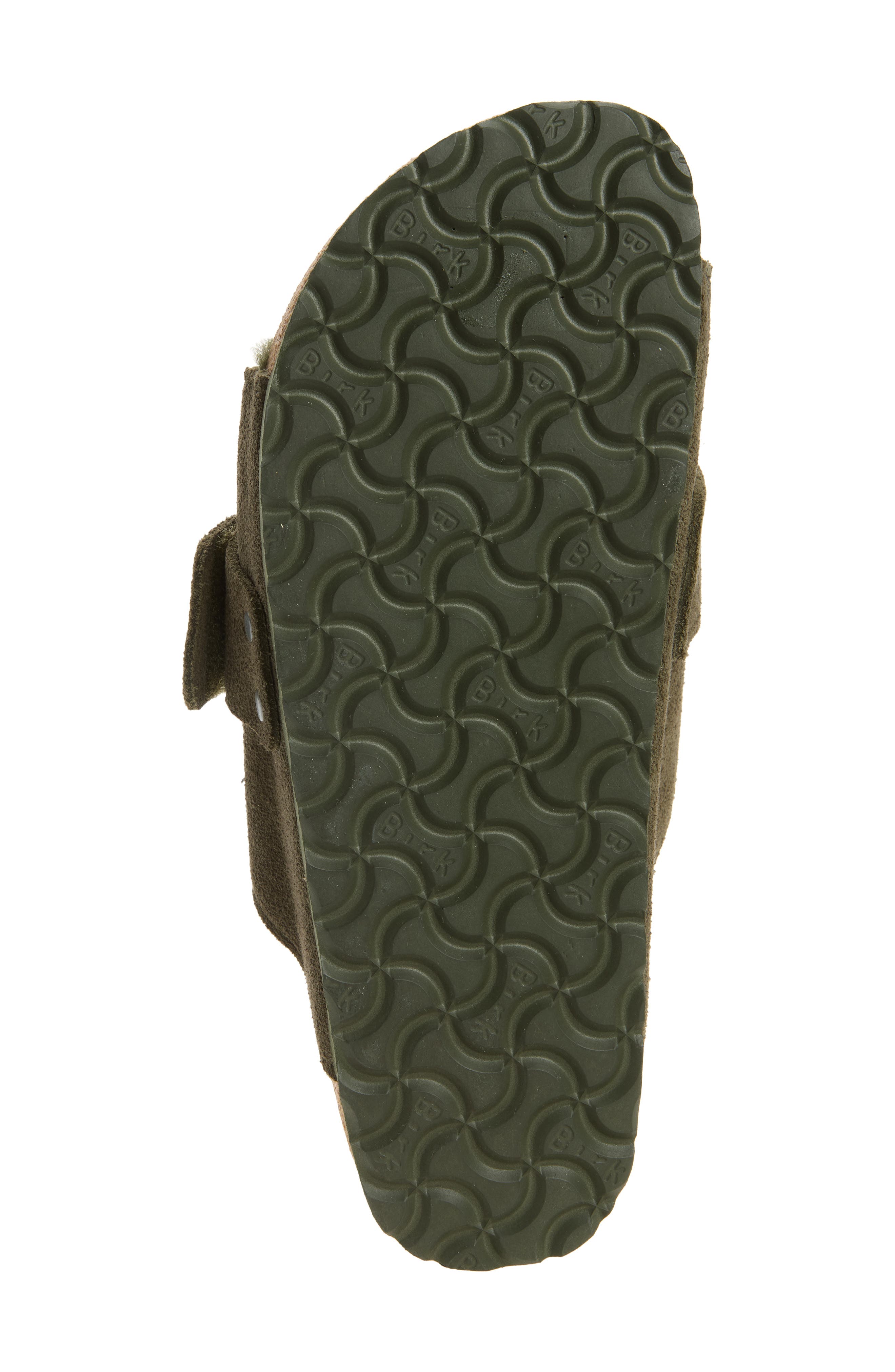 Kyoto Genuine Shearling Sandal - Discontinued, Alternate, color, THYME/ THYME