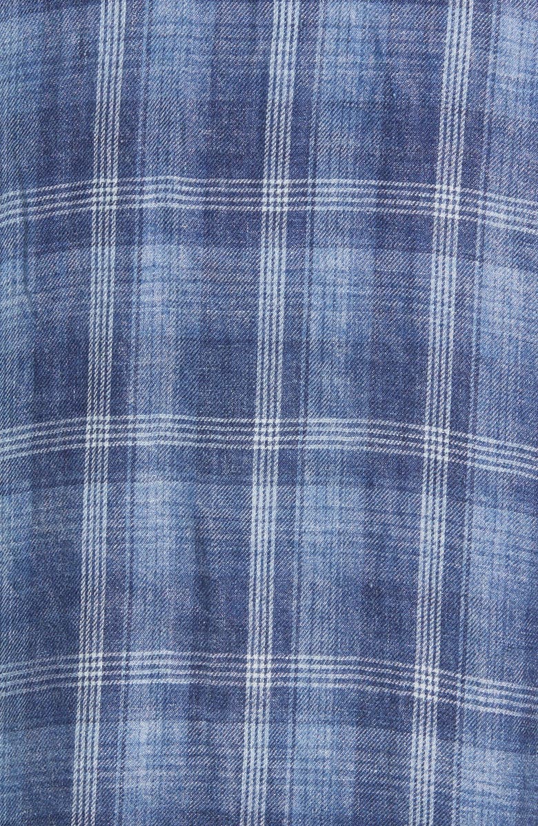 Rails Havana Relaxed Fit Plaid Linen Button-Up Shirt, Alternate, color,