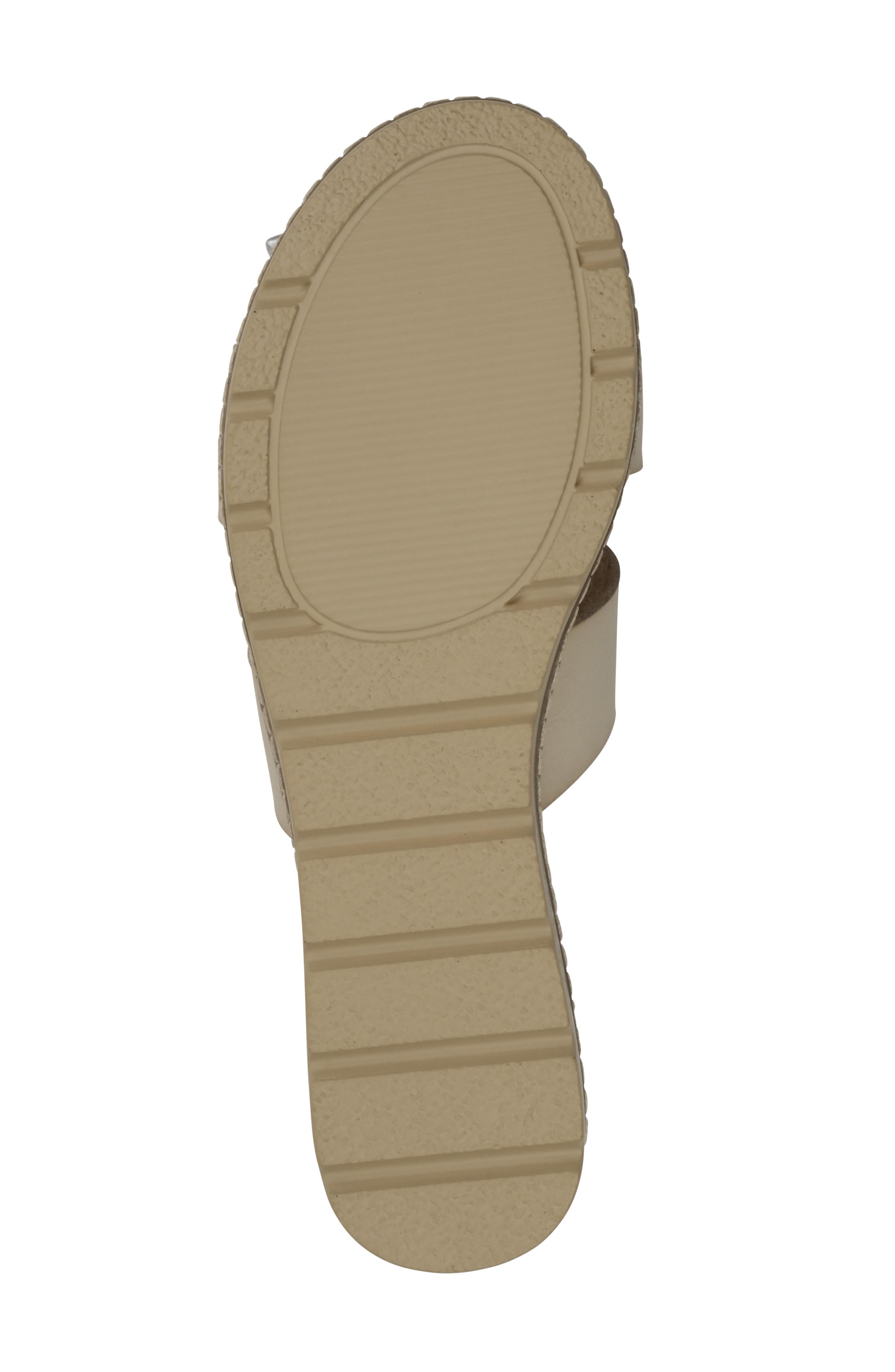 GOOD CHOICE NEW YORK Nellie Cutout Wedge Slide Sandal, Alternate, color, Beige