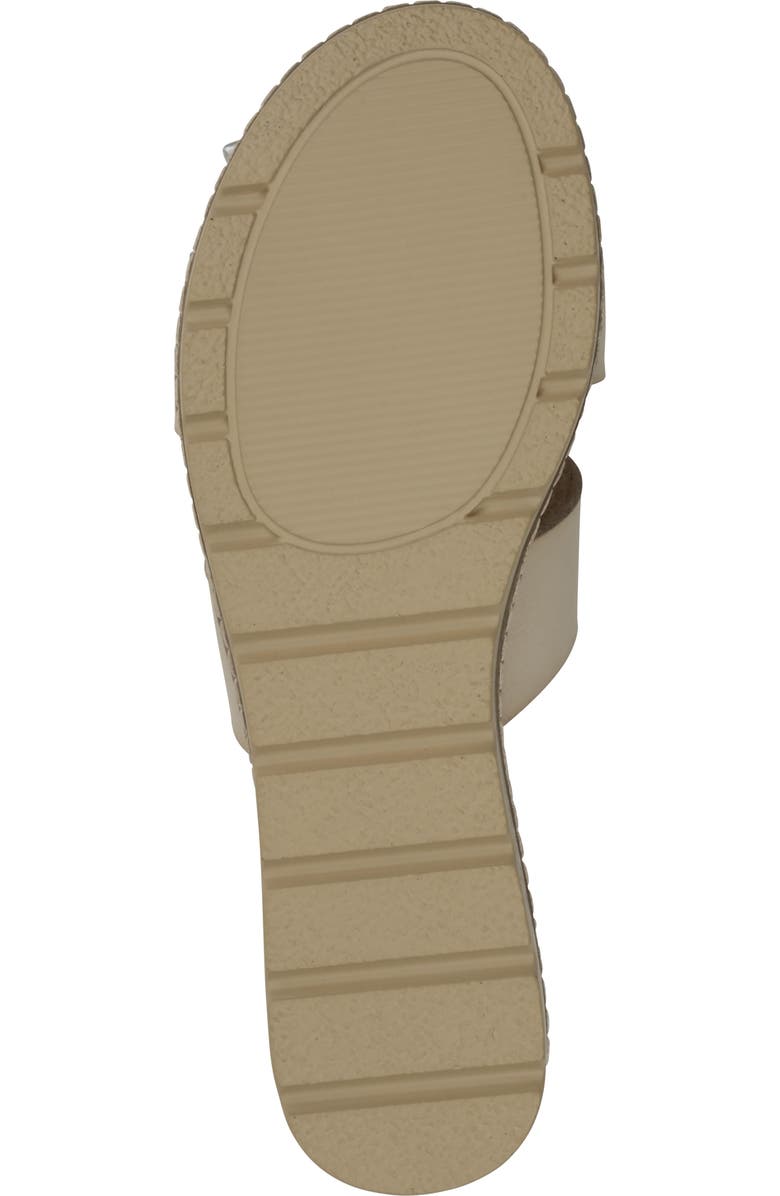 GOOD CHOICE NEW YORK Nellie Cutout Wedge Slide Sandal, Alternate, color, Beige