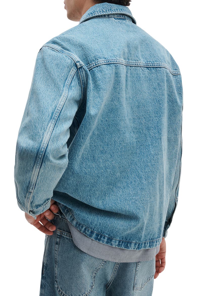 Astor Denim Overshirt, Alternate, color, LEX