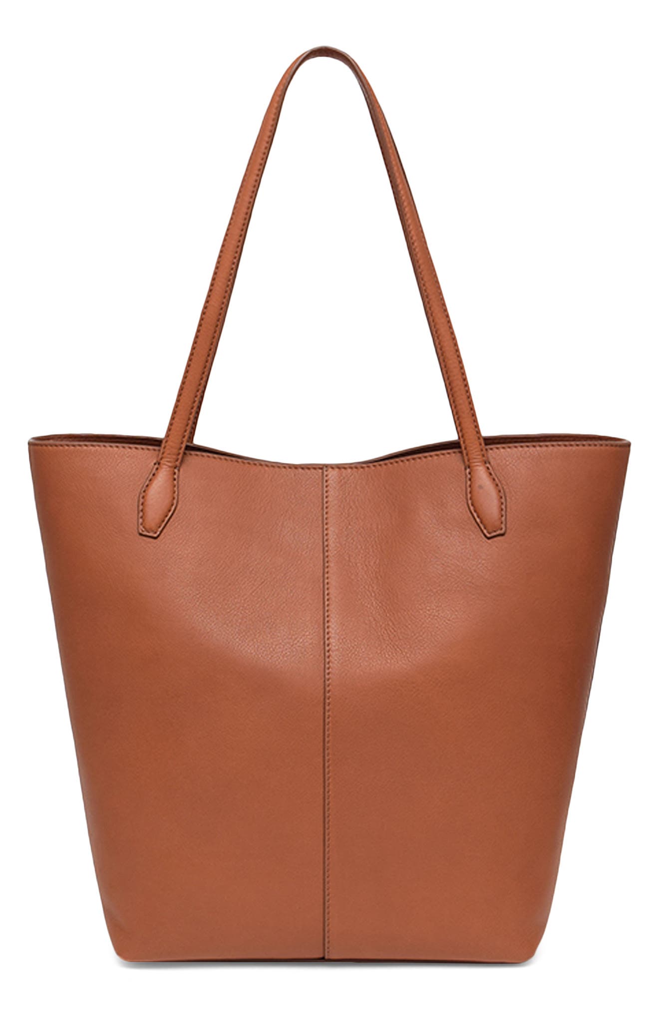 Asher Large Leather Tote, Alternate, color, CHESTNUT
